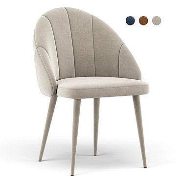 Modern Bruni Chair: Stylish and Comfortable 3D model image 1 