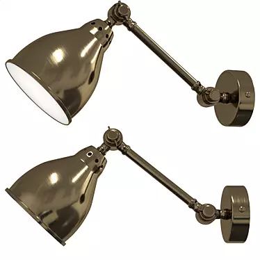 Elegant Wall Lamp: Arte Braccio 3D model image 1 