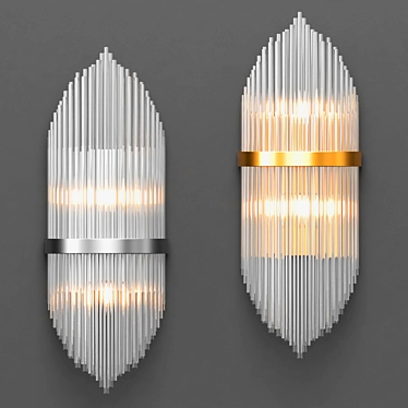 Nembus Glass Sconce 3D model image 1 