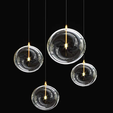 Modern Design Pendant Light - Siri 3D model image 1 