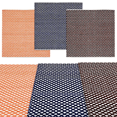 Square Rug Collection | Various Sizes 3D model image 1 