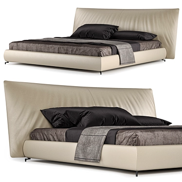 Luxury Bed Suite ISU Alivar 3D model image 1 