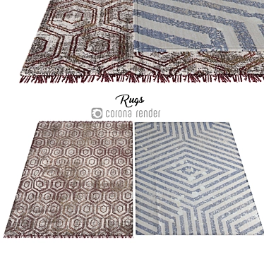 Elegant Carpets for Luxurious Interiors 3D model image 1 