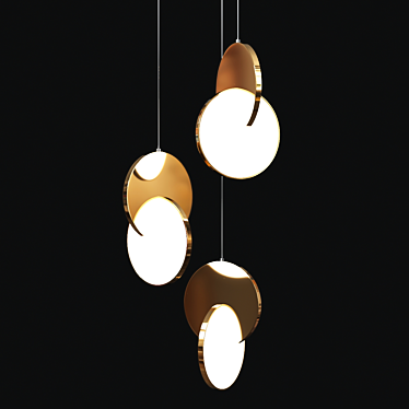 Modern Pendant Light 16: Stylish Illumination Solution 3D model image 1 