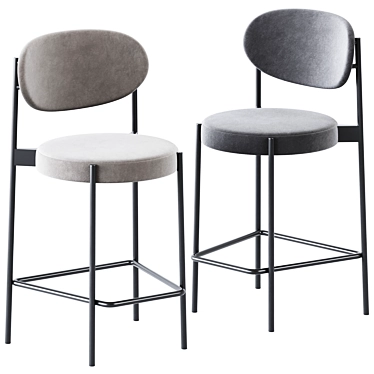 Stylish Verner Bar Stool: Series 430 3D model image 1 