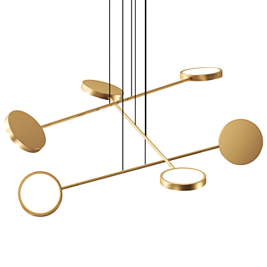 Mobi Pendant Lamp: Modern Elegance Illuminated 3D model image 1 