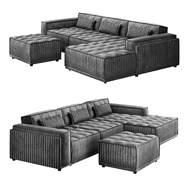 TANAGRA OM San Remo Sofa 3D model image 1 