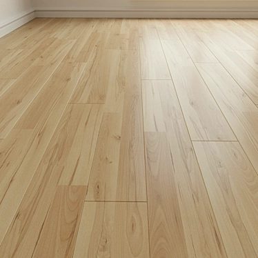 Beech Serina Laminate: High-Res Textures. Easy Installation. 3D model image 1 