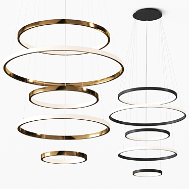 Enchant Pendant Lamp: Cameron Design House 3D model image 1 
