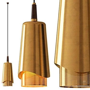 Sleek Umanoff Pendant Light 3D model image 1 