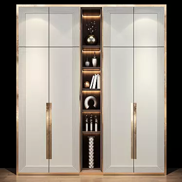 Elegance Storage Solution 3D model image 1 