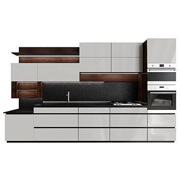 2015 Kitchen: Modern, Versatile, High-Quality 3D model image 1 