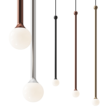 STORM Pendant Lamp: Contemporary Elegance by Penta 3D model image 1 