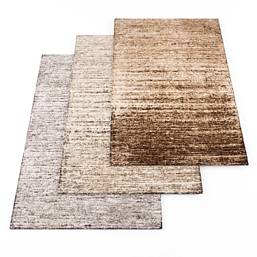 High-Res Modern Rugs Set 3D model image 1 