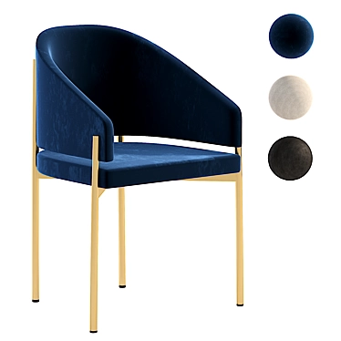 Modern IRVING Chair: Stylish and Comfortable 3D model image 1 