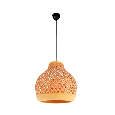 Misterhult Bamboo Pendant Lamp 3D model image 1 