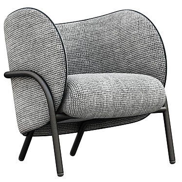 Elegant Royce Armchair - Modern Design 3D model image 1 