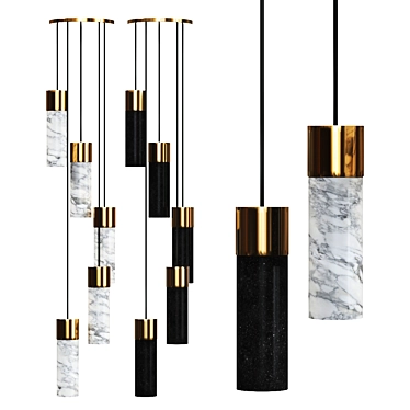 Elegant Pendant Light 19 3D model image 1 