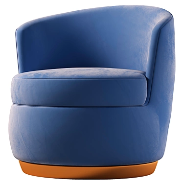 Modern Comfort Armchair 3D model image 1 