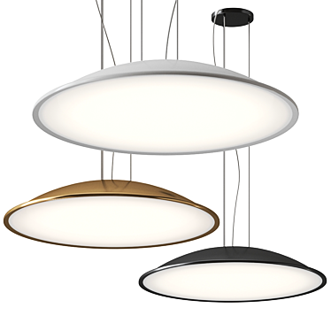 Modern Big Pendant Lamp 3D model image 1 