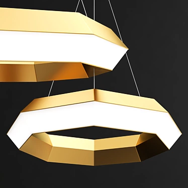 Sleek Sphere Pendant Light 3D model image 1 