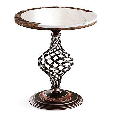 Mexican Style Table: 70x70x76 cm 3D model image 1 