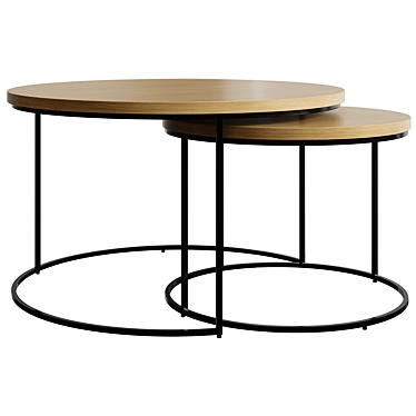 Modern Style Vova Coffee Tables 3D model image 1 