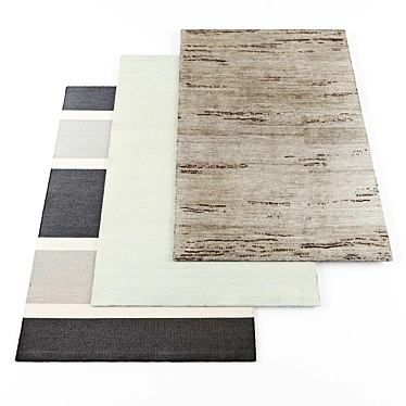 Modern Rugs Collection - Set of 5 3D model image 1 