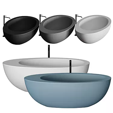 Cielo Le Giare Freestanding Bathtub 3D model image 1 