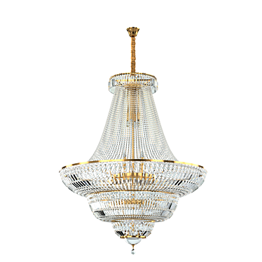 Luxury Diana Chandelier 3D model image 1 