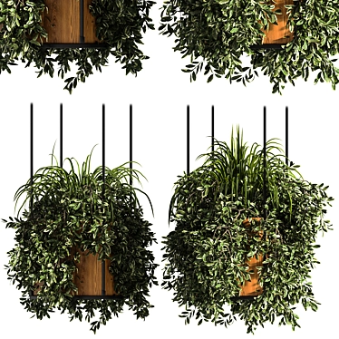 Modern Indoor Plant Stand 3D model image 1 
