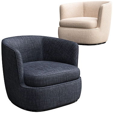 Elegant Apollo Armchair: Modern Design 3D model image 1 