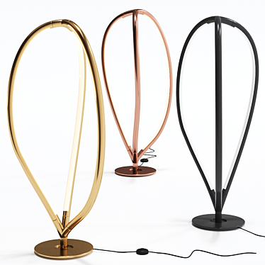  Elegant ARRIVAL Table Lamp by Artemide 3D model image 1 
