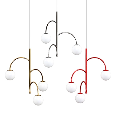 Minimalist Pendant Light 27 3D model image 1 