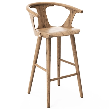 Modern SK9 Barstool - Stylish and Functional 3D model image 1 