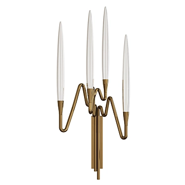 Il Pezzo 3 Wall Sconce: Modern Elegance 3D model image 1 