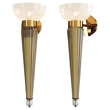 Elegant Torvik Wall Sconce 3D model image 1 