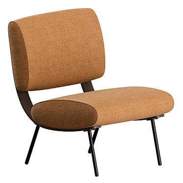 Modern Iconic Armchair: ROUND D.154.5 by Molteni & C 3D model image 1 