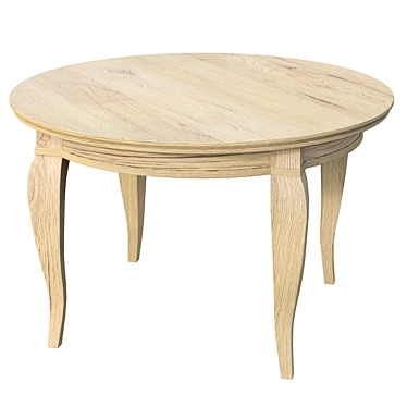 Modern Atelie Round Dining Table 3D model image 1 