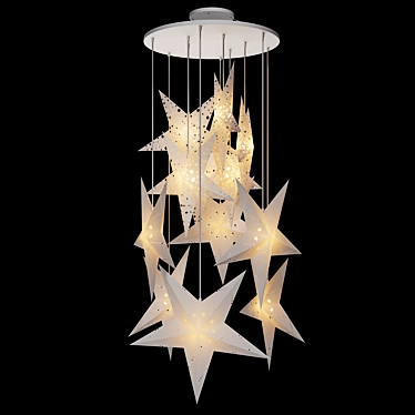 Celestial Pendant Light 3D model image 1 