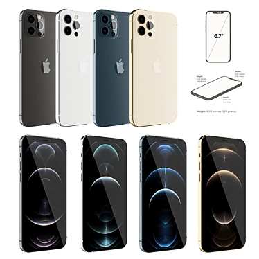 The Ultimate iPhone 12 Pro Max 3D model image 1 