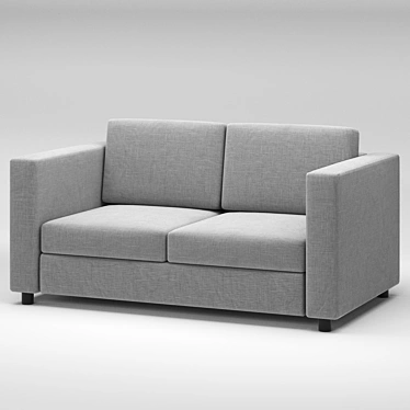 Finnala: Stylish 3-Seater Sofa 3D model image 1 