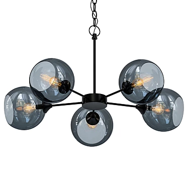 Elegant Vitaluce Pendant Chandelier 3D model image 1 