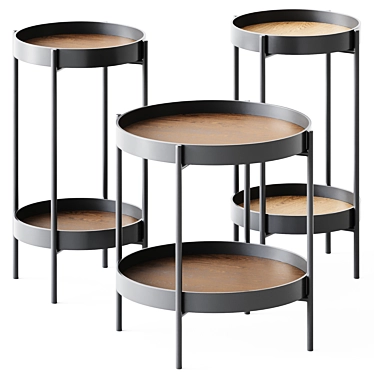 Elegant Jax Side Table: John Lewis & Partners 3D model image 1 