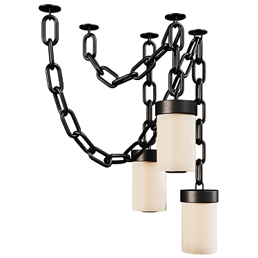 Flexible Pendant Light: Stunning Design, Multiple Sizes 3D model image 1 