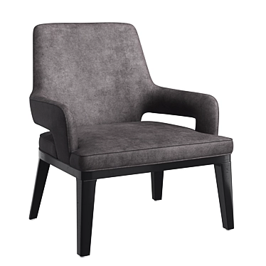 Modern Aspen Lounge Chair 3D model image 1 