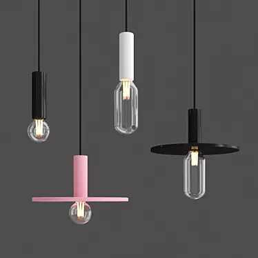 Title: Oran Handcrafted Pendant Light 3D model image 1 