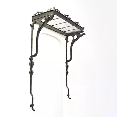 Wrought-iron canopy 004