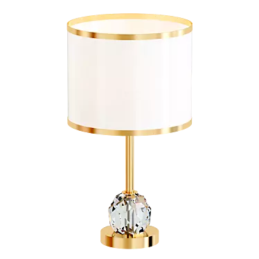 Exquisite Golden Table 3D model image 1 