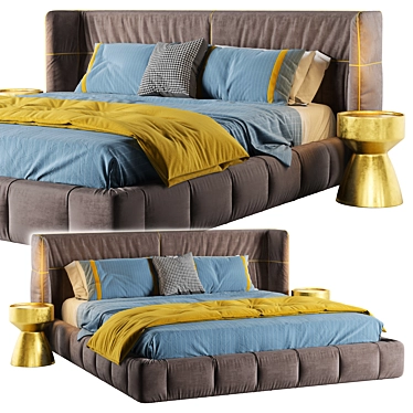Elegance Dream Bed 3D model image 1 